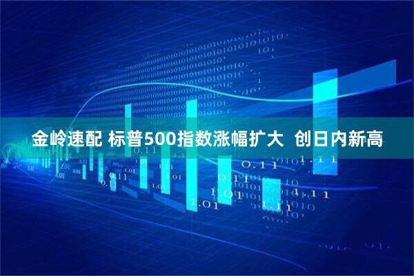 金岭速配 标普500指数涨幅扩大  创日内新高