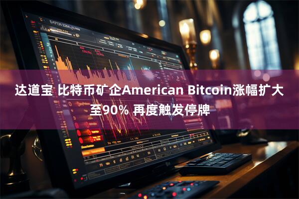 达道宝 比特币矿企American Bitcoin涨幅扩大至90% 再度触发停牌