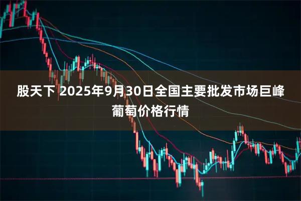股天下 2025年9月30日全国主要批发市场巨峰葡萄价格行情